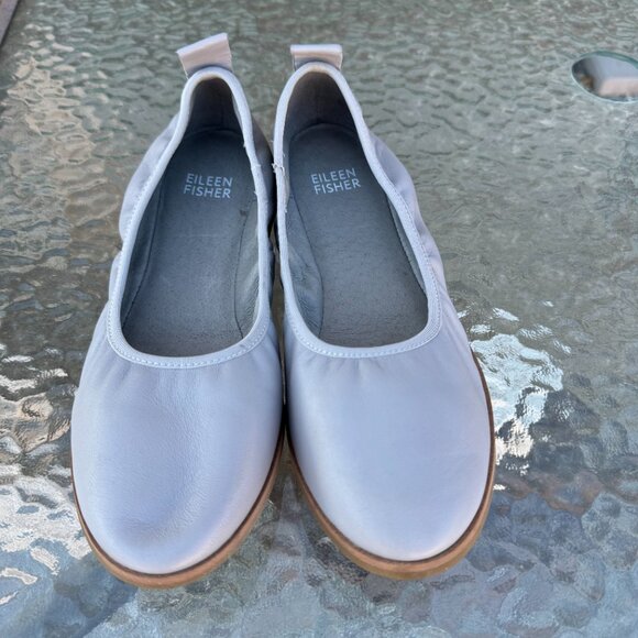 Eileen Fisher Notion Nappa Leather Ballet Flats - Picture 7 of 8